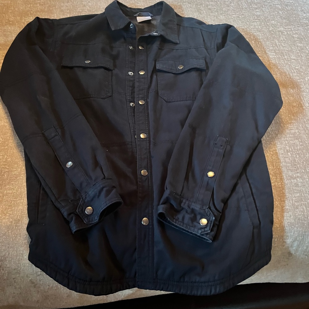 Columbia Men's Dark Blue Button-Up Jacket